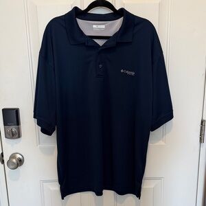 Columbia PFG Men's Navy Polo Shirt